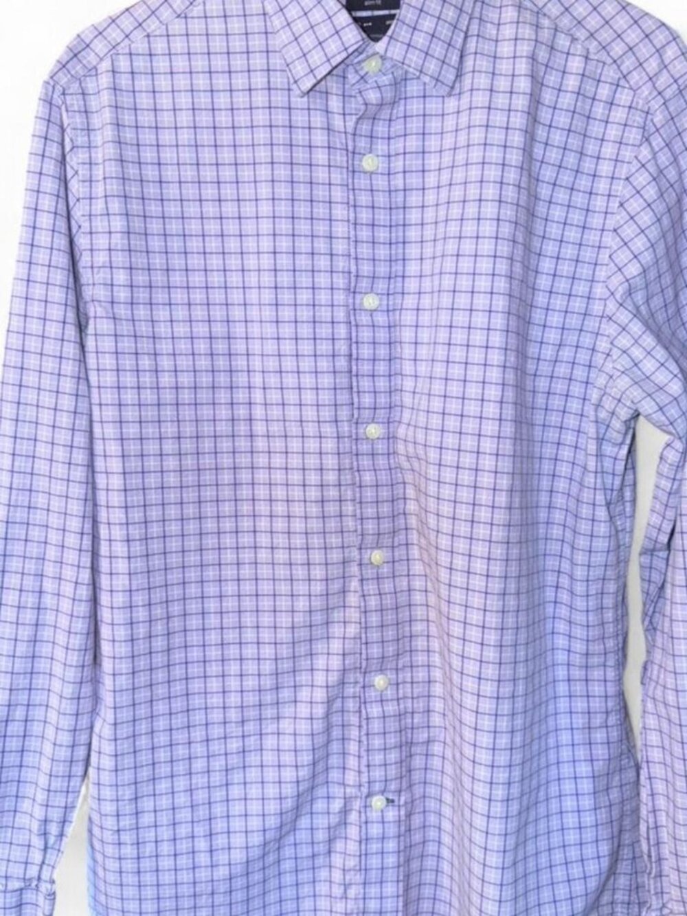 Gap Men's Purple and Blue Shirt